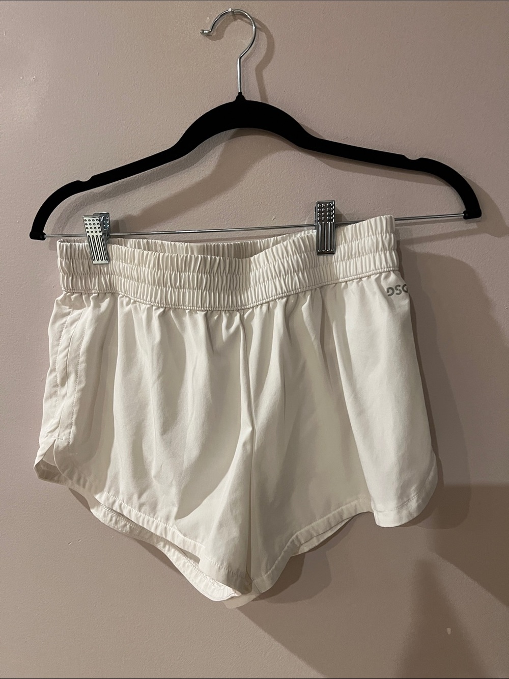 DSG Cream Women's Elastic-Waist Lined Athletic Shorts